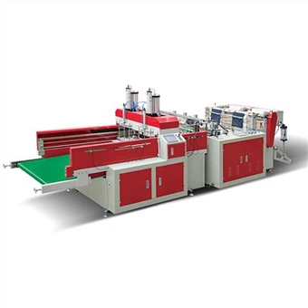 Kompletament Awtomatiku 2 Linji T-shirt Bag Making Machine